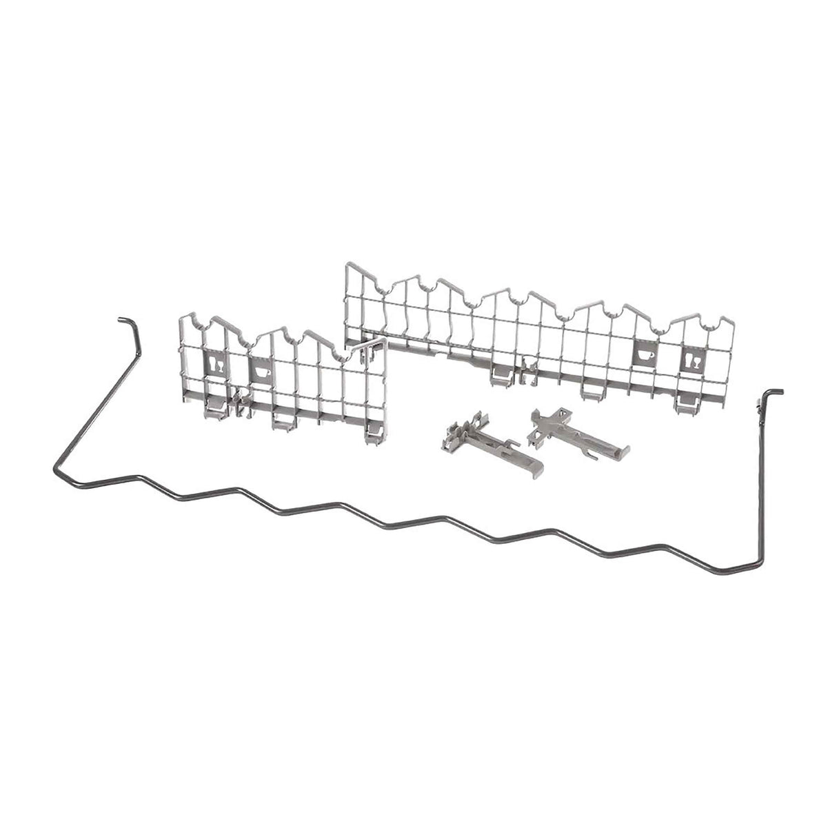 Bosch 20003053 Dishwasher Lower Crockery Basket w/ 6 Flip Tines + Stemware Support