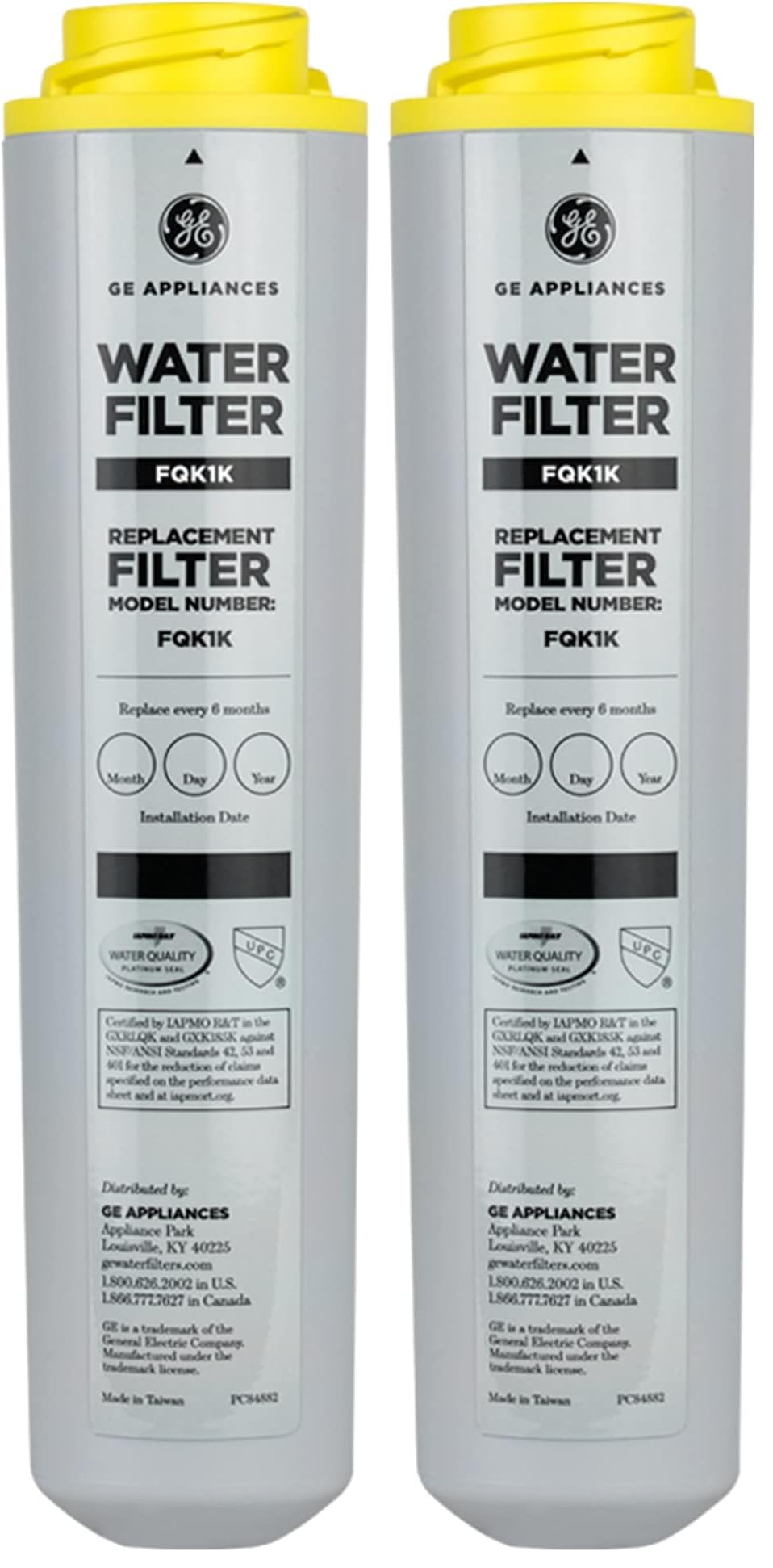 GE FQK1K Refrigerator Water Filter Cartridge