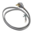 Whirlpool PT500L Genuine OEM Power Cord For Electric Dryers, Gray – Replaces W10833039