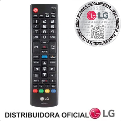 Lg AKB75055701 Television Remote Control Genuine Original Equipment Manufacturer (OEM) Part