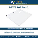 Whirlpool Panels WP8563663 replacement part