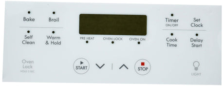 GENUINE Frigidaire 316633003 Range Control Overlay Part