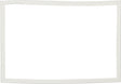 SxS Refrigerator Door Gasket, White