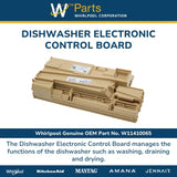Whirlpool Circuit Boards and Touch Pads W11410065 replacement part