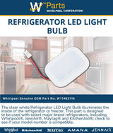 Whirlpool Lights and Bulbs W11483116 replacement part