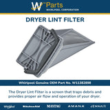 Whirlpool Filters W11382898 replacement part