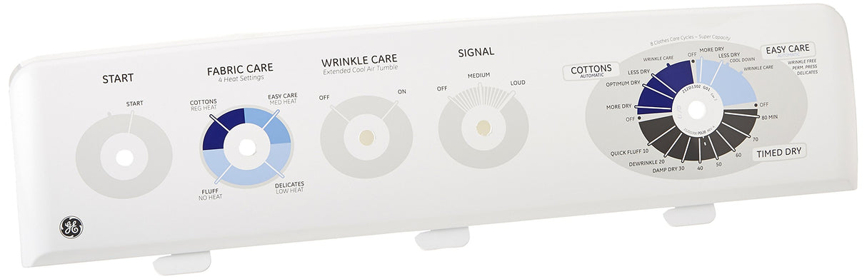 GE WE19M1485 Dryer Control Panel