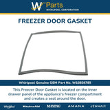Whirlpool Seals and Gaskets W10836785 replacement part