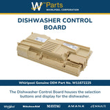 Whirlpool Circuit Boards and Touch Pads W11672225 replacement part