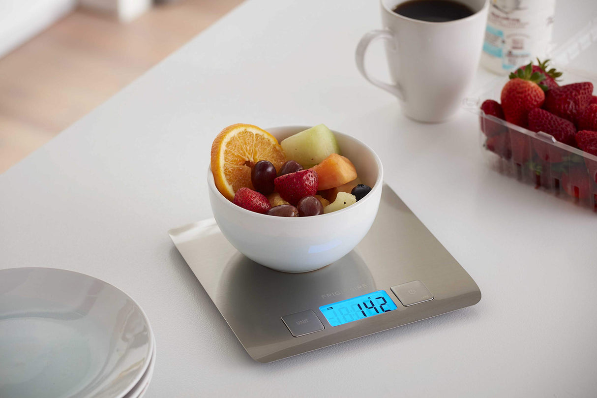 Frigidaire 11FFSCAL01 Ready Prep Stainless Kitchen Scale, One Size, Silver