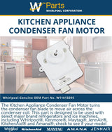 Whirlpool Motors W11613295 replacement part