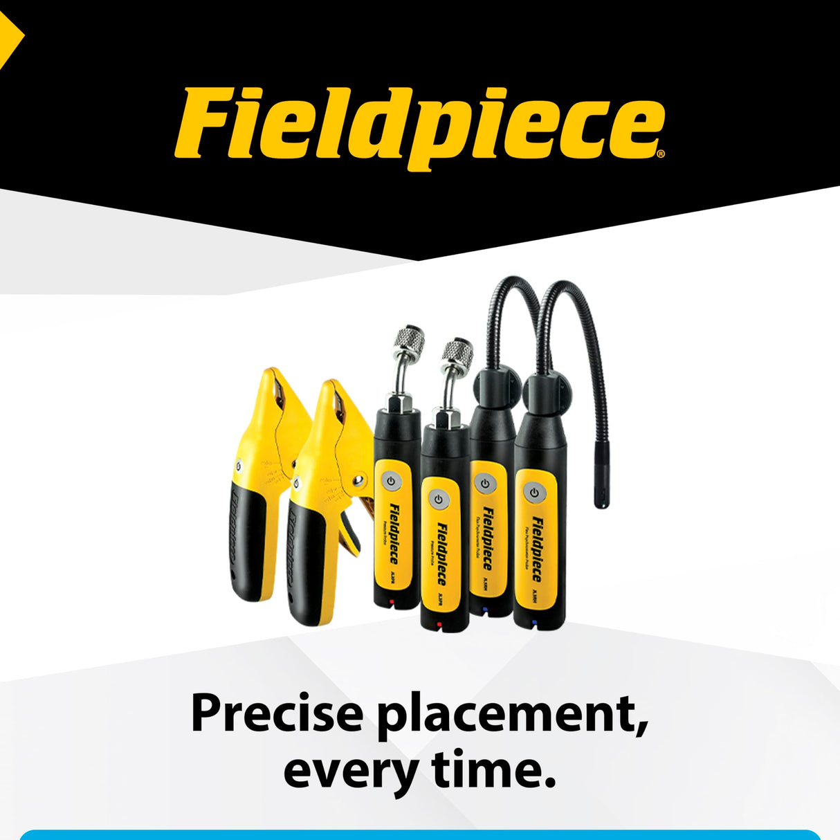 Fieldpiece JL3KH6 HVACR Charge and Air Kit, Yellow