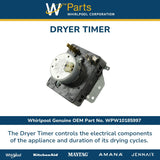 Whirlpool Timers WPW10185997 replacement part