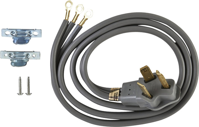 GE WX09X10003 Genuine OEM 5-Inch 30-Amp 3 Wire Dryer Cord