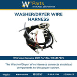 Whirlpool Wire Plugs and Connectors W11417071 replacement part