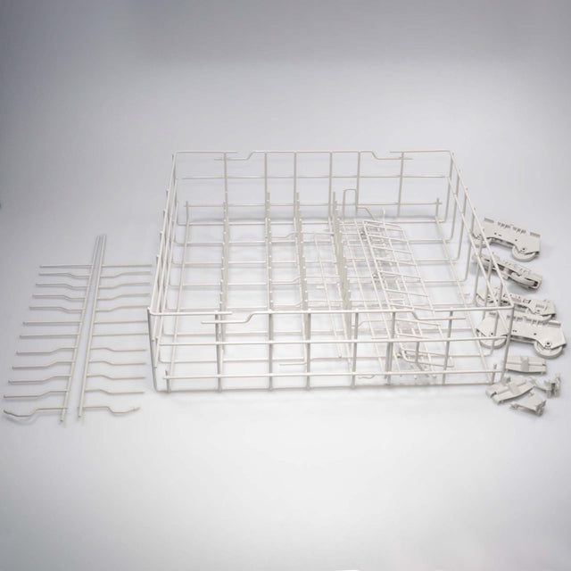 Lower Dishwasher Rack Assembly, Ice Grey