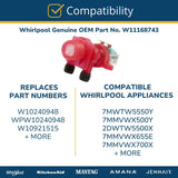 Whirlpool Valves W11168743 replacement part