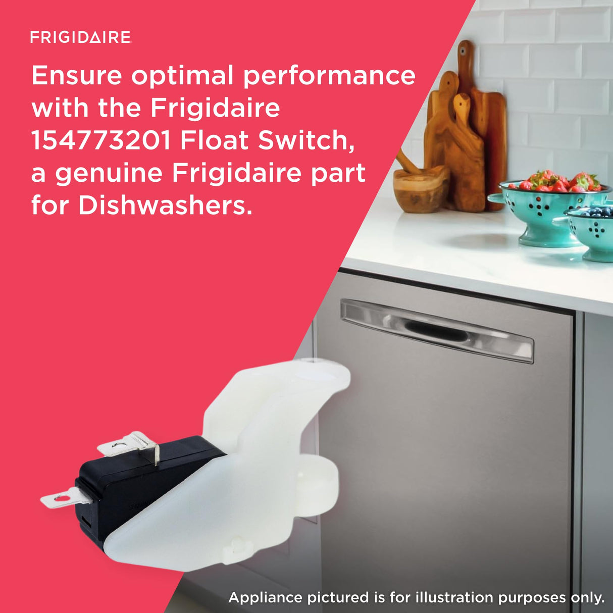 Frigidaire 154773201 Float Switch for Dishwashers