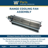 Whirlpool Fans and Blowers WPW10245511 replacement part