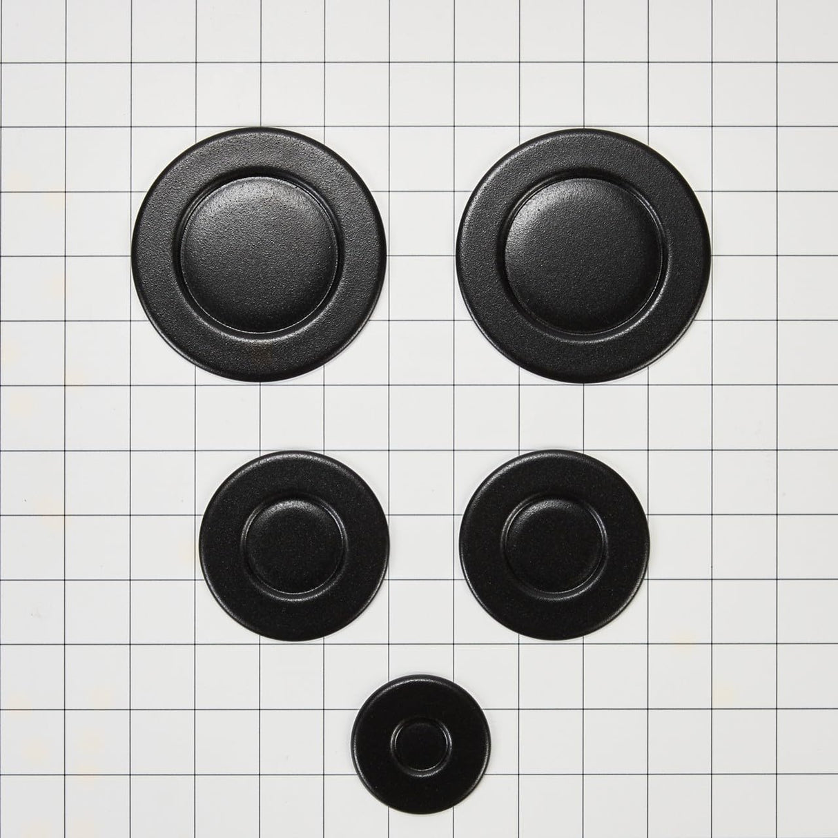 Whirlpool W10832694 Genuine OEM Range Surface Burner Cap Set