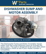 Whirlpool Motors W11613479 replacement part
