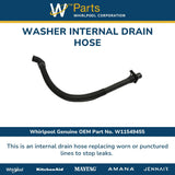 Whirlpool Hoses and Tubes W11549455 replacement part