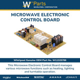 Whirlpool Circuit Boards and Touch Pads W11325786 replacement part