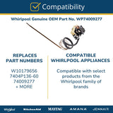 Whirlpool Thermostats WP74009277 replacement part