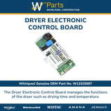 Whirlpool Timers W11525997 replacement part