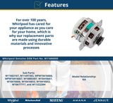 Whirlpool Motors W11686050 replacement part