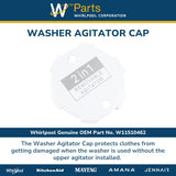 Whirlpool Agitators W11510462 replacement part