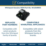Whirlpool Timers W11549931 replacement part