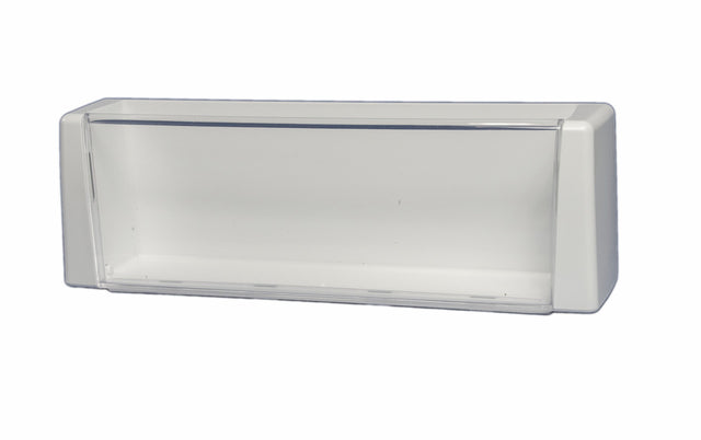 LG Electronics AAP33726606 Refrigerator Door Shelf/Bin. White with Clear Trim