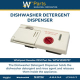Whirlpool Dispensers WPW10300737 replacement part