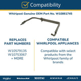 Whirlpool Hoses and Tubes W10861745 replacement part
