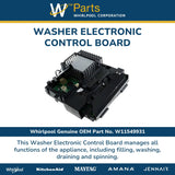 Whirlpool Timers W11549931 replacement part