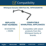 Whirlpool Hoses and Tubes WPW10340745 replacement part