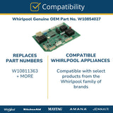Whirlpool Circuit Boards and Touch Pads W10854027 replacement part