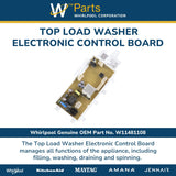 Whirlpool Timers W11481108 replacement part