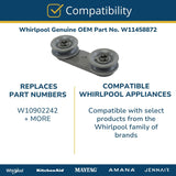 Whirlpool Wheels and Rollers W11458872 replacement part