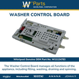 Whirlpool Timers W11124783 replacement part