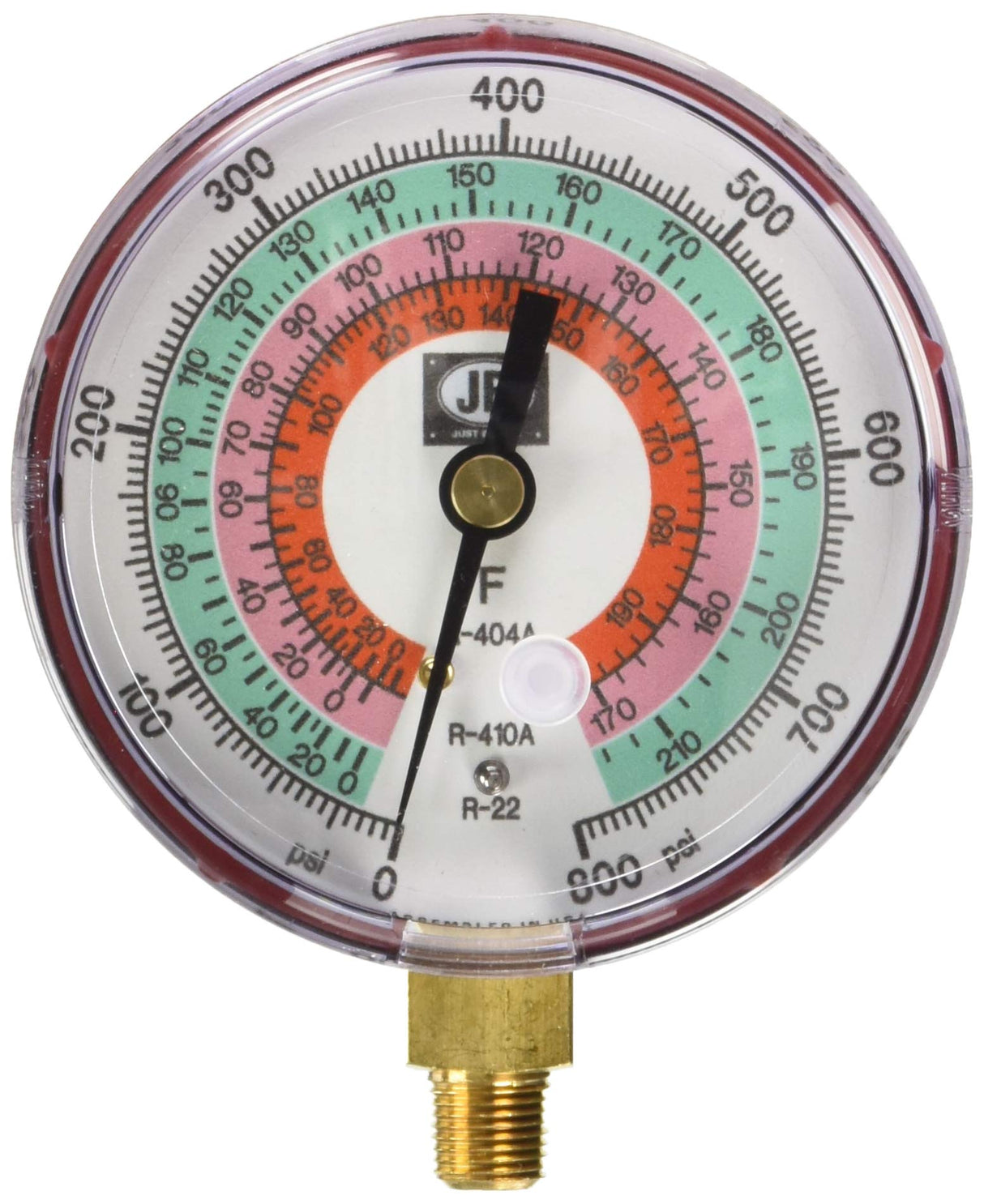 JB Industries M2-825 Glow In The Dark Manifold Gauges, 3-1/8