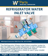 Whirlpool Valves W11579561 replacement part