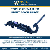 Whirlpool Hinges W11551376 replacement part