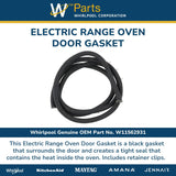 Whirlpool Seals and Gaskets W11562931 replacement part