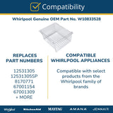 Whirlpool Drawers and Glides W10833528 replacement part