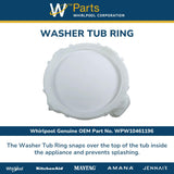 Whirlpool Drums and Tubs WPW10461196 replacement part