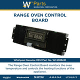 Whirlpool Circuit Boards and Touch Pads W11308431 replacement part