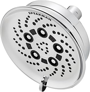 Speakman SR-124 Assana Anystream Multi-Function Shower Head, Polished Chrome