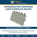 Whirlpool Timers W11387387 replacement part